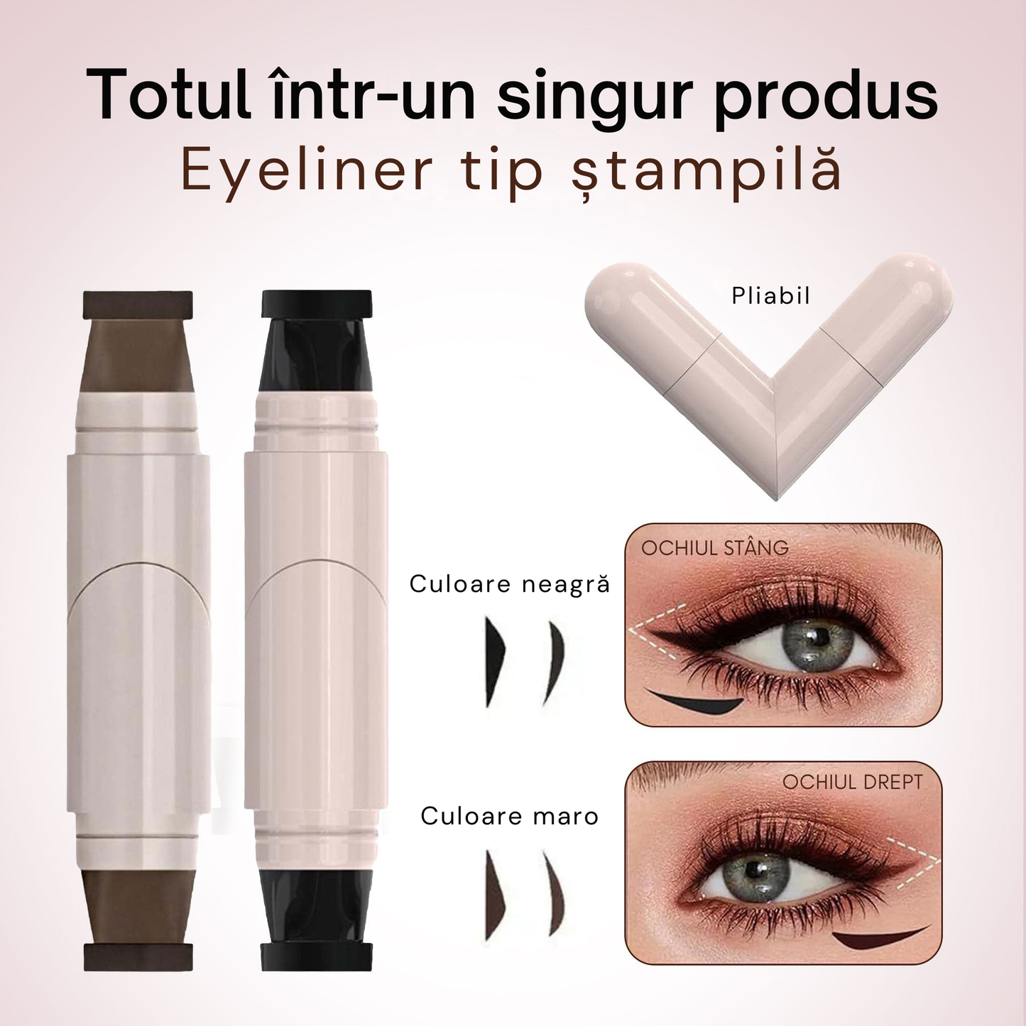 Eyeliner cu ștampilă rotativă