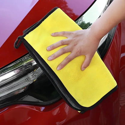 Set 4 Prosoape Auto din Microfibră Dublu Strat – Ultra Absorbante