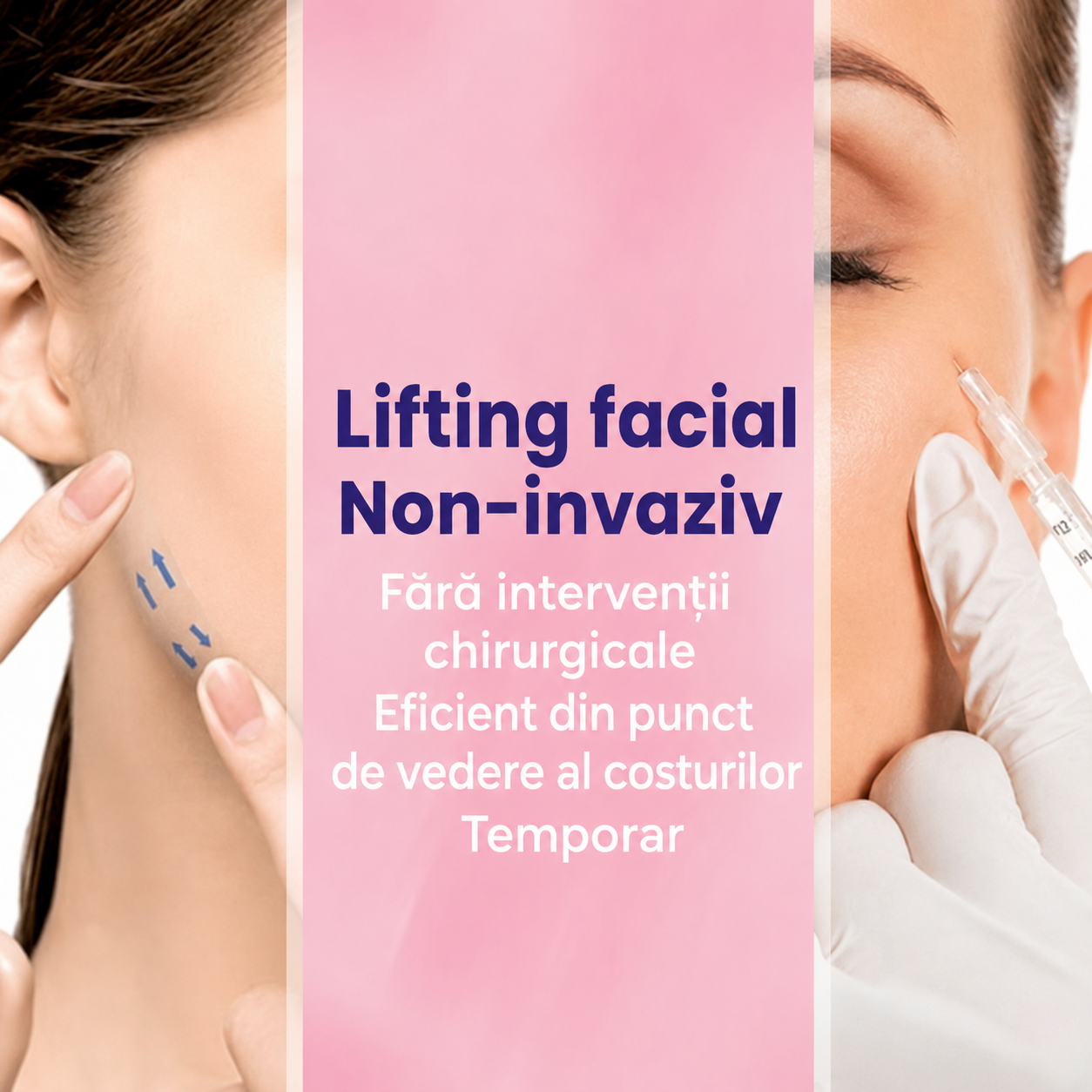 Plasturi pentru lifting facial