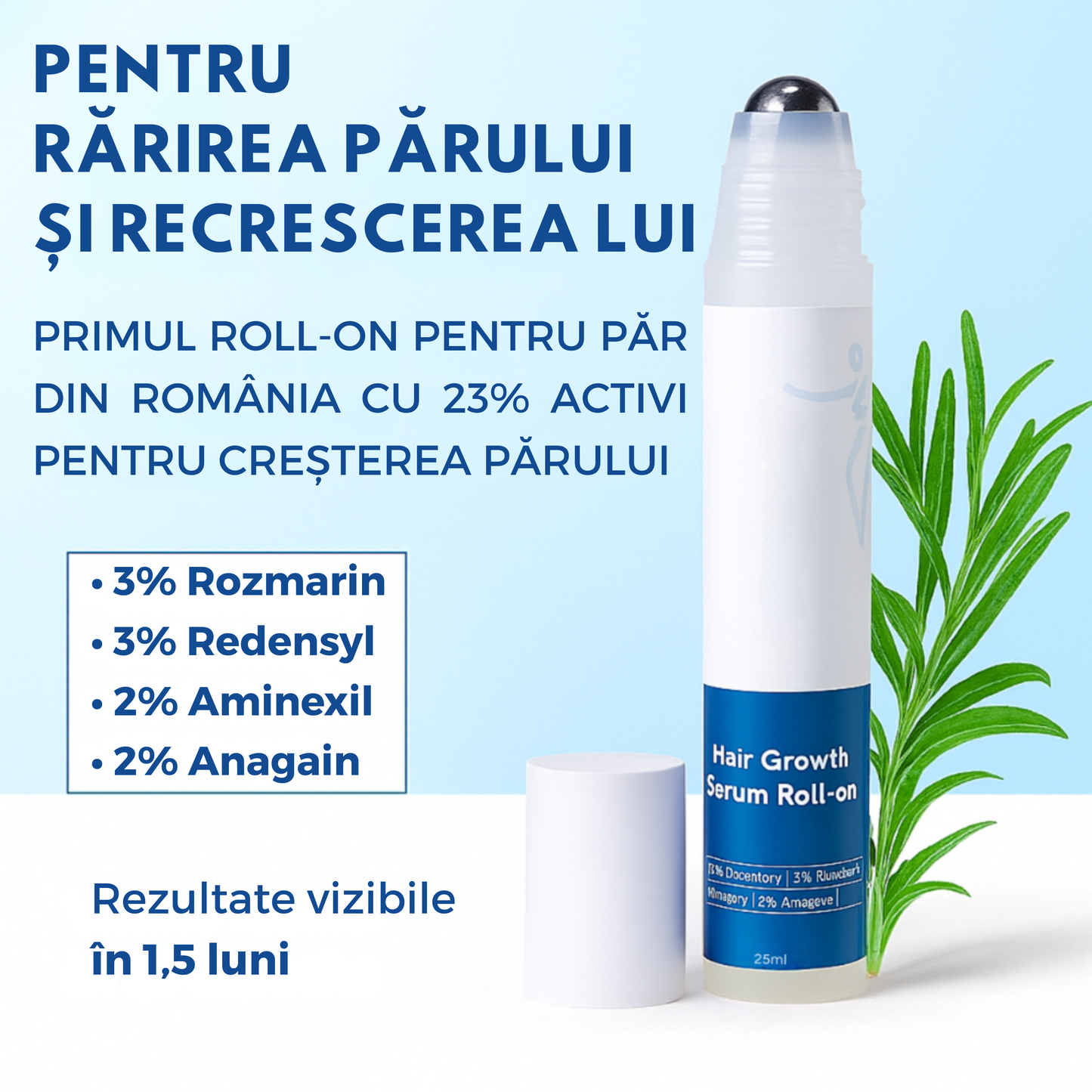 Sistemul cu bilă aplicatoare pentru păr